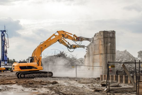 Silo Demolition in Millsboro