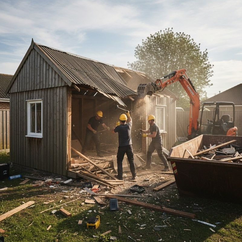 Shed Demolition detail